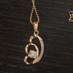 Gold plated necklace set